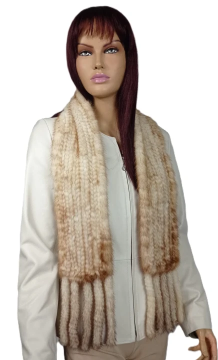 szalik norka beż brąz parys furs 1.jpeg