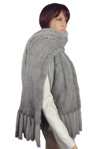 szal pleciony z futra norki jasny szary z frędzlami parys furs 3.jpeg