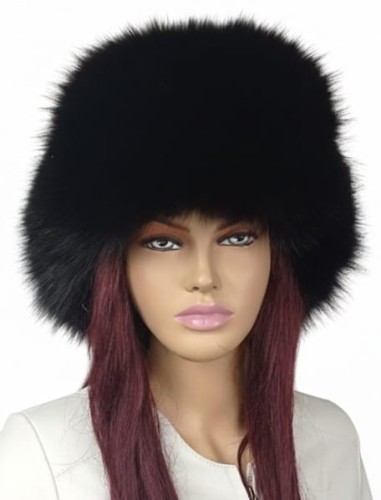 czapka papacha z futra lisa cała czarna.jpg