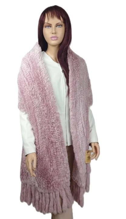 szalik różowy snow top 200 zm długi parys furs 2.jpg