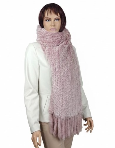 szalik różowy snow top 200 zm długi parys furs 1.jpg