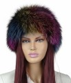 czapka z futra lisa kula multikolor parys furs 1.jpg