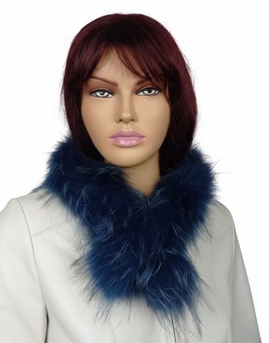 szaliczek bola jenot farbowane futro niebieskie Parys Furs 1.jpg