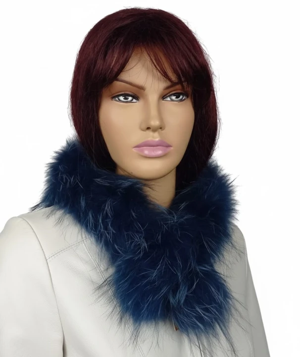 szaliczek bola jenot farbowane futro niebieskie Parys Furs 3.jpg