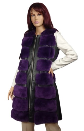 kamizelka skóra lis iliana kolor fioletowa  futro rexparys furs 1.jpg