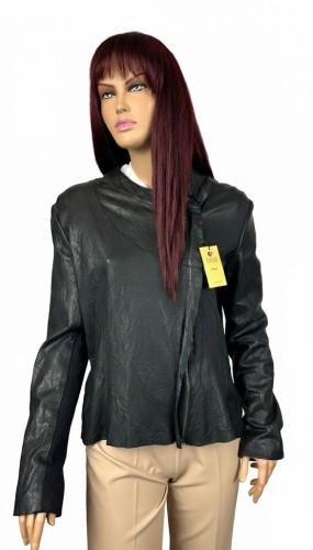 Kurtka damska skórzana czarna | Model Tomine