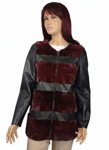 kurtka skórzana z futrem norki Vanda Parys Furs 2.jpg