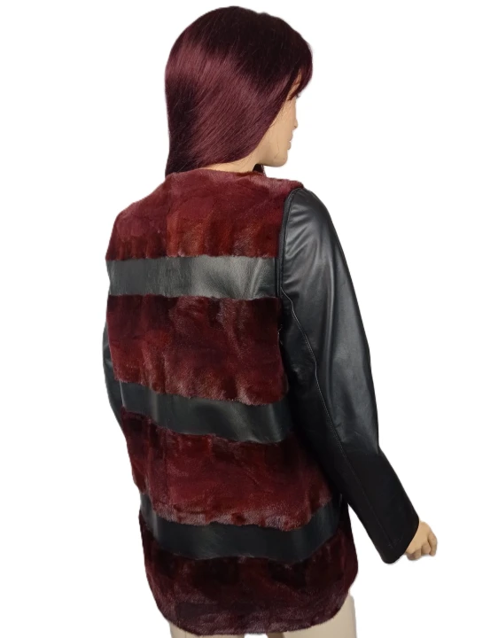 kurtka skórzana z futrem norki Vanda Parys Furs 5.jpeg