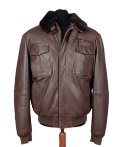 Kurtka skórzana męska - Pilotka 