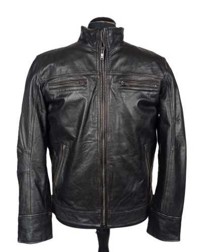 Kurtka skórzana męska Phillippe Parys Furs suwaki.jpeg