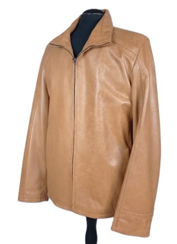 kurtka męska skórzana model maciek kolor jasny karmel Parys Furs 1.jpg