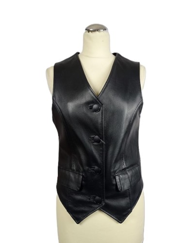 Kamizelka skórzana damska | Gales (1).jpg