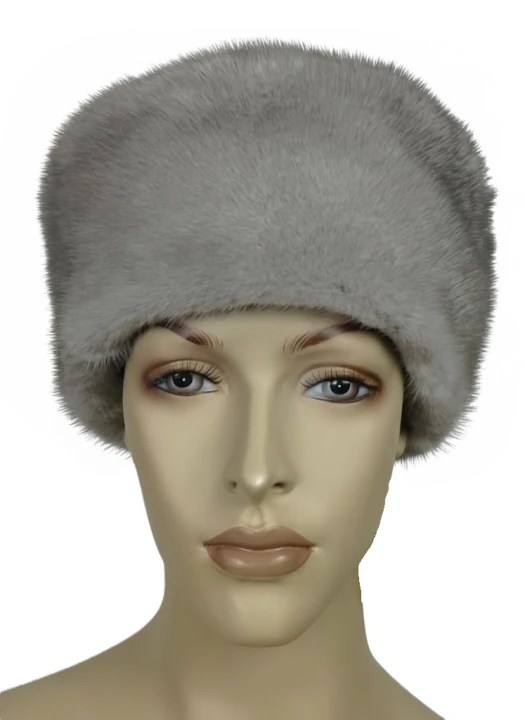 toczek z futra norki cała norka szafir szary Parys Furs futerko 1.JPG