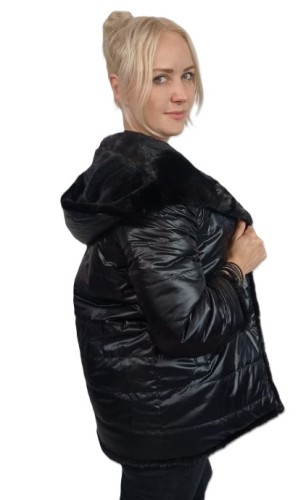 Dwustronna kurtka damska futro z norek luksus parys Furs2.JPG