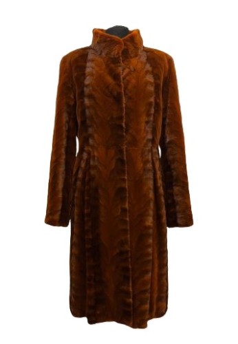 Elegancki Płaszcz kawałki norcze Beata futro z norek Parys Furs luksus 1.JPG