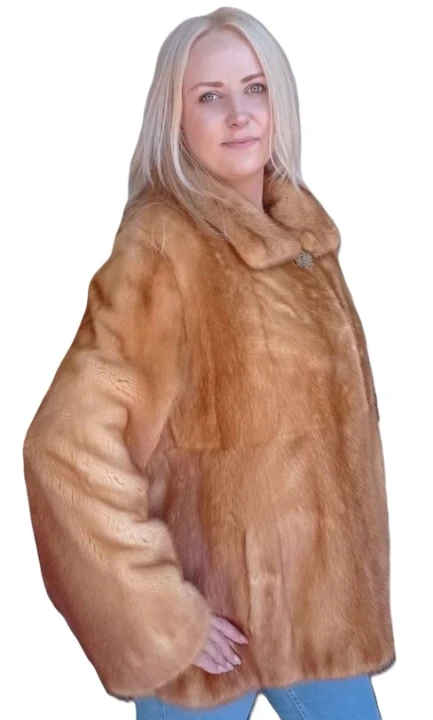 futro z norki jasne brązy parys furs luksus klasyka elegancja2.JPG