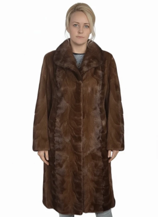 Futro damskie z naturalnej norki – jasny brąz parys furs 2 styl hit sezonu.jpg