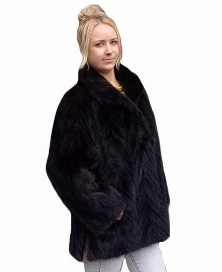 Klasyczna Kurtka damska z futra norek. Model SFO parys furs 2.JPG