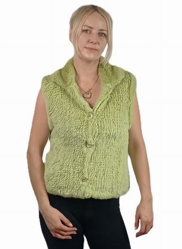 kamizelka z futra królik rex pistacjowa parys furs 1.JPG