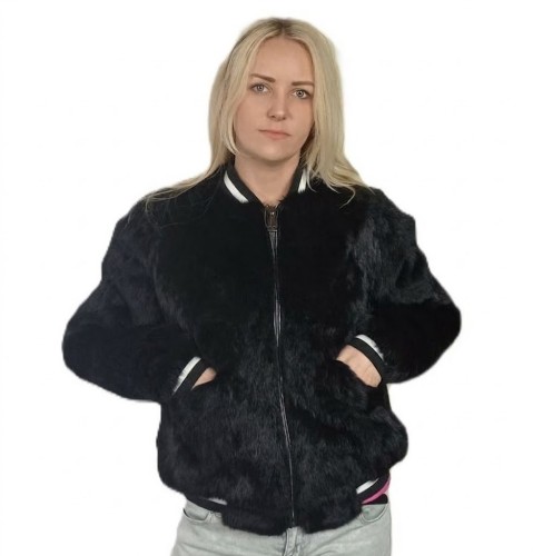 bomberka z futra królika Parys furs 1 luksus klasa styl.JPG