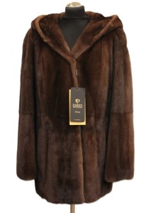 Elegancka kurtka z grzbietów norek