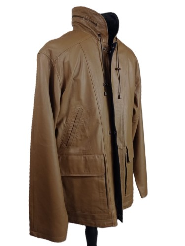 kurtka męska skórzana wygodna z kapturem parys furs 1.jpeg
