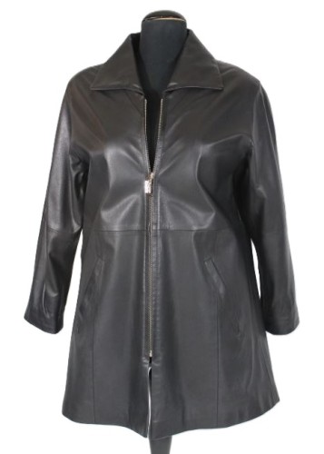 płaszczyk skórzany czarny minimalistyczny parys furs elegancki 1.JPG