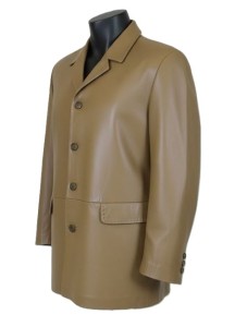 Marynarka skórzana męska