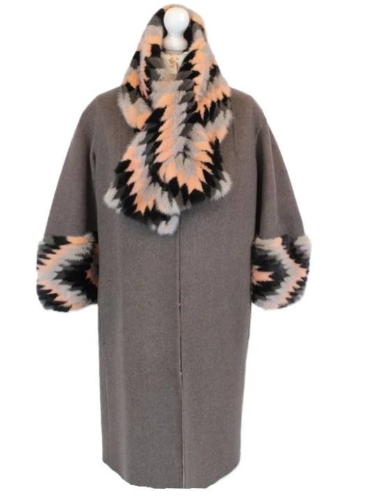 płaszcz futerko norka parys furs beżowy 1.JPG