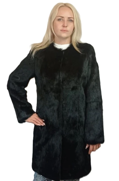 płaszcz z futra królika parys furs czarny luksus elegacja1.JPG