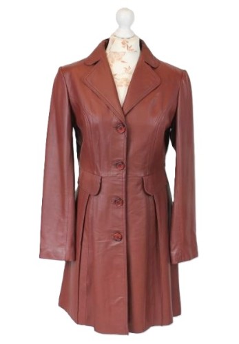 płaszcz damski skórzany Model Mina vintage klasyczny parys furs 1.JPG