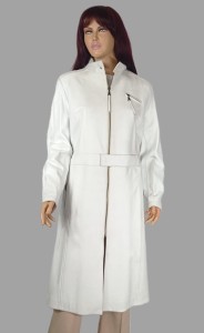 Płaszcz skórzany damski | Diana