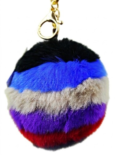 Kolorowy brelok z naturalnego futra króliczego.jpg