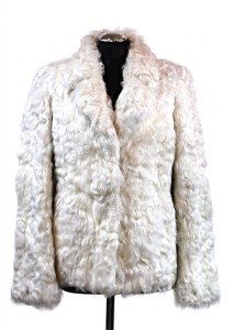 Kurtka  z naturalnego futra ze skórek kozich | SIMPI