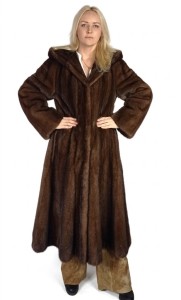 Płaszcz damski futro norcze.