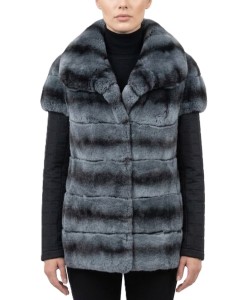 Kurtka z futra królika Rex