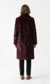 Elegancki płaszcz z futra norki | Bambo