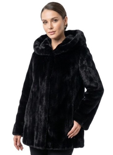 futro z norki blac glama futro damskie z kapturem producent Parys Furs .jpg