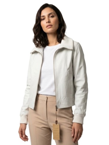 kurtka skórzana sportowy fason biała Parys furs moda damska futra naturalne.jpg