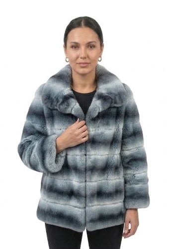 Futro damskie KRÓLIK REX Blue parys furs elegancja luksus 1.JPG