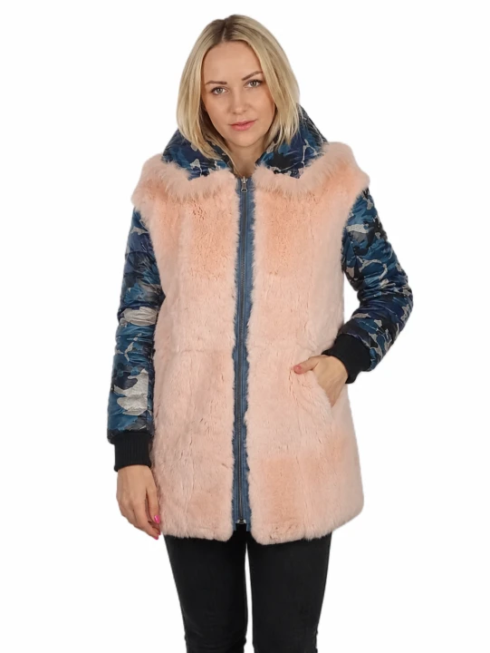 KURTKA PARKA - KRÓLIK PLUS LIS 4w1