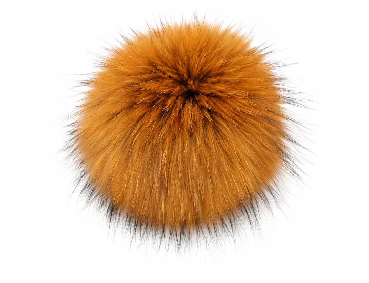 Pompon/brelok z naturalnego futra jenota