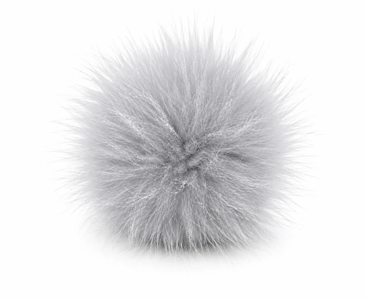 Pompon/brelok z naturalnego futra jenota