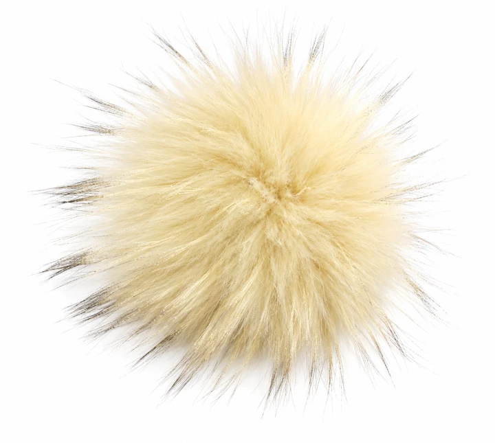 Pompon/brelok z naturalnego futra jenota