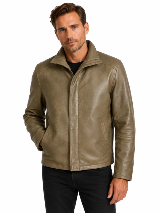 Męska kurtka z naturalnej skóry licowej –Model Jaś parys furs 1.png