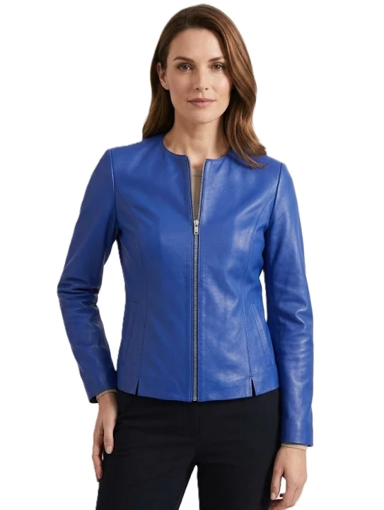 Skórzana kurtka damska model Vanessa damska odzież parys Furs.jpg