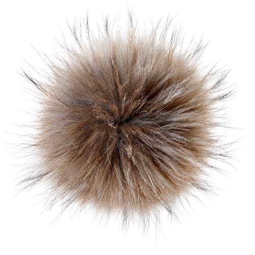 pompon z jenota Parys Furs galanteria futro naturalne