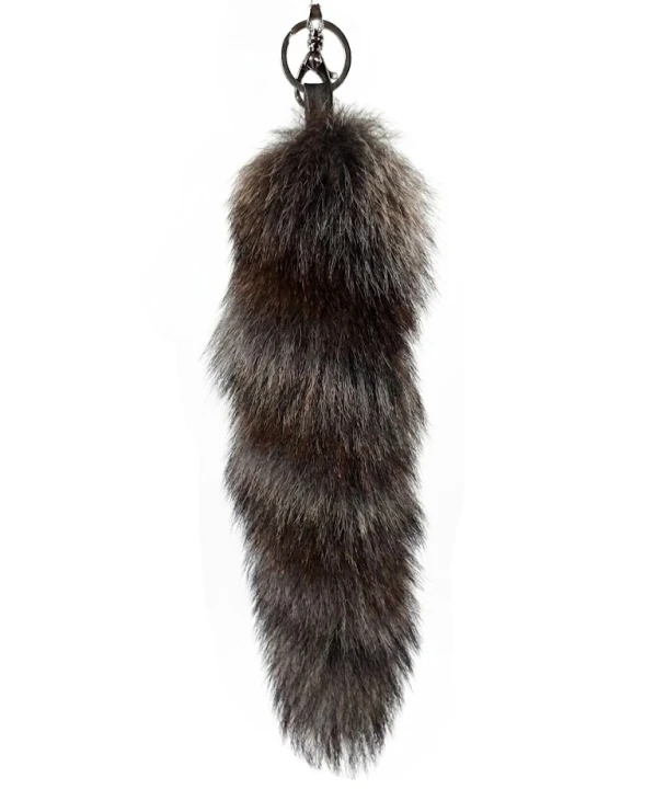 pompon brelok ogon lisia kita futro jenot Parys Furs futra naturalne dodatek galanteria .jpg