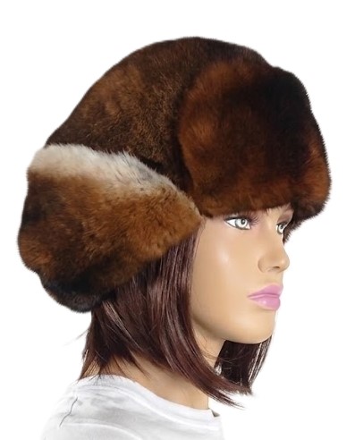 papacha pilotka czapka z futra królika rex modny fason klasyka Parys Furs .jpg