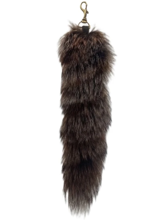 pompon brelok ogon lisia kita futro jenot Parys Furs futra naturalne dodatek galanteria .jpg11.jpg